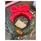 Plastic wreath