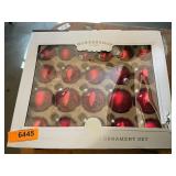 Glass ornament set