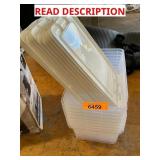 Small plastic totes with lids