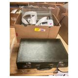 Adding Machine, Briefcase, Shelf, Etc