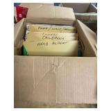 Box of Assorted Vinyl Records