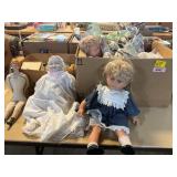 Lot of Vintage Dolls