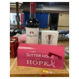 LED Therapy Mask, Mailbox, Faux Wine Bottle