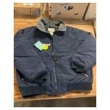 Vintage L Fleece Lined LL Bean Warm Up Jacket