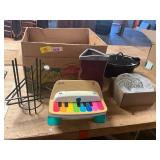 Toy Piano, Vase, Crockpot Insert, Etc