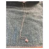 22in .925 Silver Heart Pendant Necklace