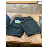 Carhartt Size 34 Black Jean Shorts