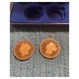 24kt Gold Clad Double Eagle Coins