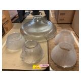 Various Size Glass Shades