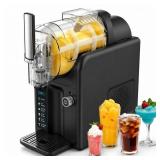 Slushie Machine for Home, 6 Presets, Black