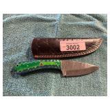 Damascus Knife With Sheath