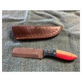 Damascus Knife With Sheath