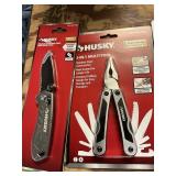 Husky Folding Sporting Knife $ 3 in 1 Muli Tool