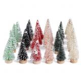 12ct Creative Co-Op Bottle Brush Tree Indoor Decor