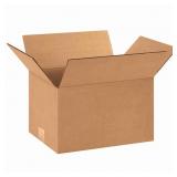 Office Depot Corrugated Boxes, 12x9x7, Kraft