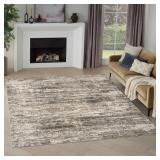 Dirty Nourison Arctic Area Rug, Charcoal 7