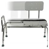 DMI Heavy-Duty Sliding Transfer Bench Chair