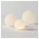 3pc LED Glittered Globe Light - Wondershop