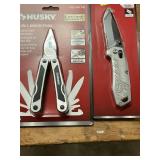 Husky folding knife, 13-in-1 Multitool