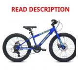 Ozark Trail 20" Mountain Bike, 7 Speed, Blue