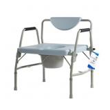 Dynarex Bariatric Drop Arm Commode, 650 lb