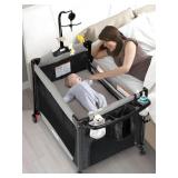BIUSIKAN Baby Bassinet with Accessories