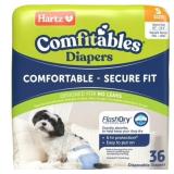 Hartz Disposable Dog Diapers - Size S, Pack 36