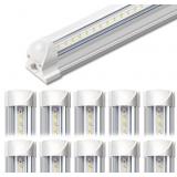 SHINESTAR 4FT LED Shop Lights 10 Pack