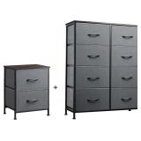WLIVE 8-Drawer Dresser Set Only