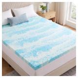OLIXIS 2" Twin Gel Foam Topper CertiPUR-US