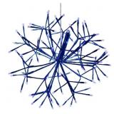 2ct Celebrations LED Blue Shimmer Sphere 16 in.