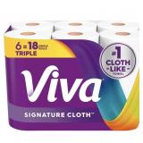 Viva 6 roll Signature Cloth Paper Towels