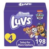 Luvs Diapers Size 4, 198 Count