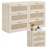 LEYAOYAO Rattan Dresser Only
