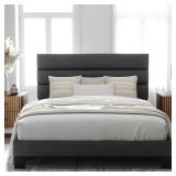 Allewie Queen Platform Bed with Headboard