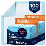 100pc Chucks Pads Disposable Underpads 36"x36" XXX