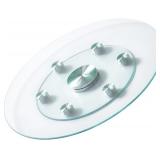 VEVOR 24in Glass Lazy Susan Turntable, 360