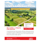 LIVE AUCTION - 96+/- ACRES IN 4 TRACTS
