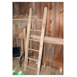 Antique Barn Loft Ladder