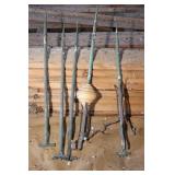 5 Antique Lightning Rods