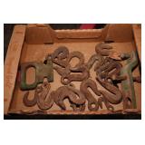 Box Lot of Chain Hooks