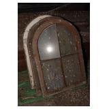 6 Antique Arch Top Windows
