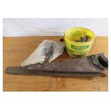 Siding Screws, Hand Saws And Metal Strapping