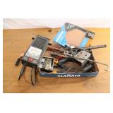 Battery Tester, Pipe Wrench And Hand Tools