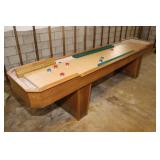 10 Foot Shuffle Board With Men And Marker