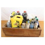 Lot Of Assorted Oils And Fluids - Partials