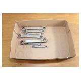 Tray Lot Of Ratchet Wrenches