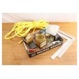 2 Framing Squares, Rope And Misc Fasteners