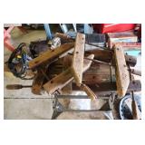 4 Large Antique Screw Clamps