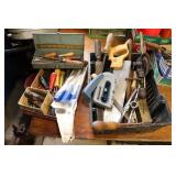Chisels, Screwdrivers, Files, Saw, etc.